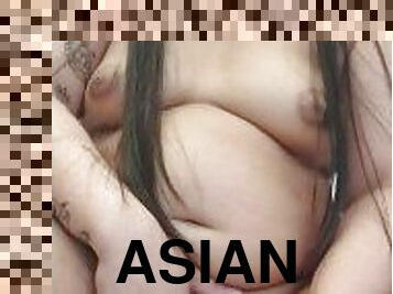 asiatisk, store-pupper, onani, pissing, pussy, squirt, lesbisk, knulling-fucking, søt, dildo