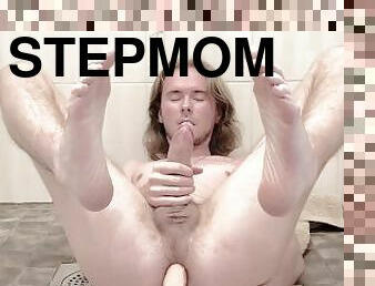 I love to use my stepmoms dildo when she isnt home