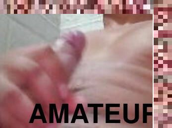 amatir, cumshot-keluarnya-sperma, homo, seorang-diri, homoseks, penis