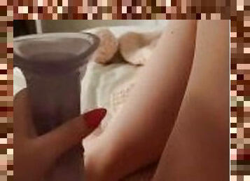 masturbation, chatte-pussy, amateur, babes, jouet, pieds, point-de-vue, gode, fétiche, solo