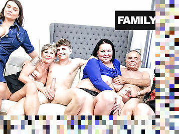 Grandpa and his friends in a Sunday hot orgy