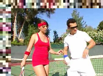 Penny Flame fucked by her tennis coach