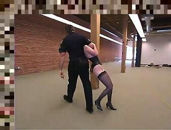 Sexy Kendra James gets bound and toyed by a policeman